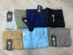 Stockpapa Over Left MOFIZ, calça cargo masculina de algodão