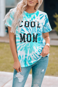 Camiseta feminina Stockpapa tie-dye casual 