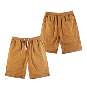 Stockpapa Freeman, shorts masculinos de algodão listrado de 3 cores