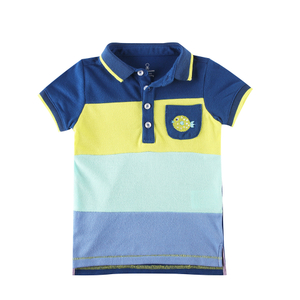 Camiseta polo de manga curta para bebês meninos roupas infantis 