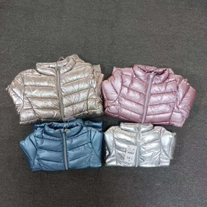  Jaqueta infantil acolchoada de alta qualidade em 4 cores Overstock Store Casacos de inverno para meninas 