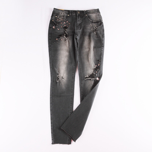 Senhoras de alta qualidade Cool Denim Skinny em estoque 