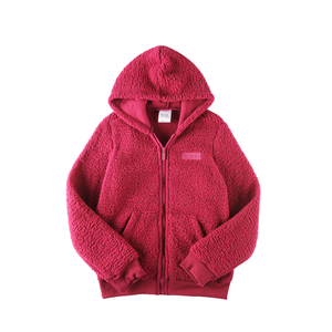 Moletons Juinor femininos Sherpa Coral Fleece com zíper