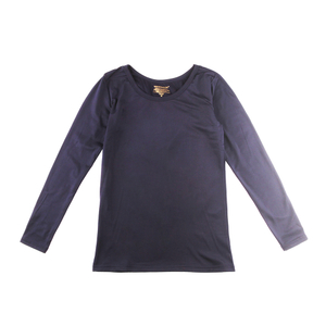 Top térmico feminino Stockpapa com gola redonda