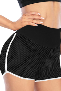 Shorts de malha esportivos femininos